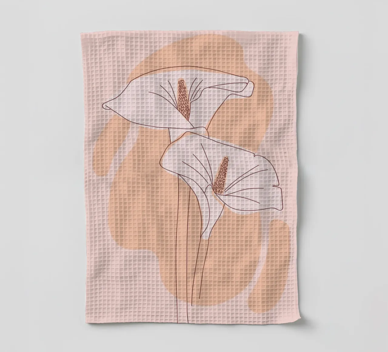 Delicate linee floreali canovaccio da cucina da Whole©