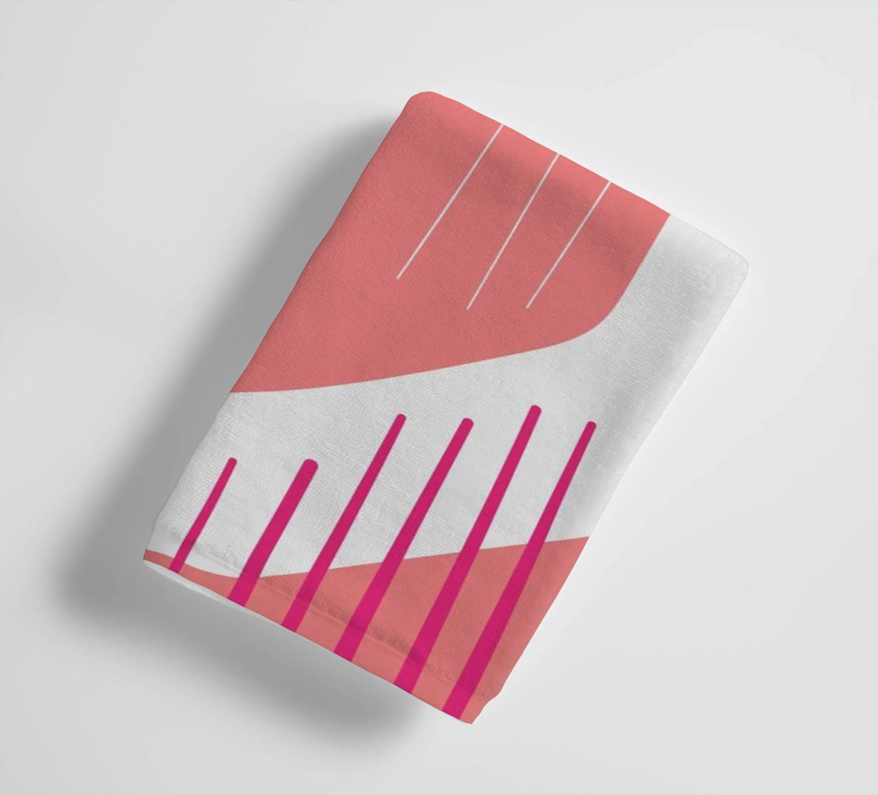 Abstract colour harmony towel by Whole©
