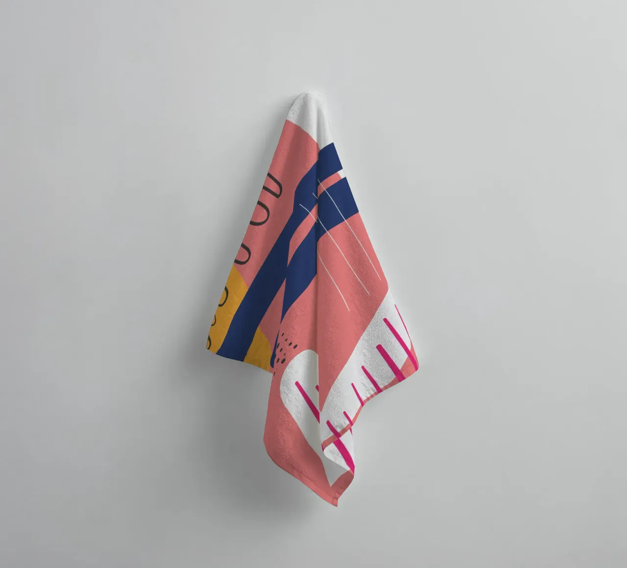 Abstrakte Farbharmonie Handtuch von Whole©