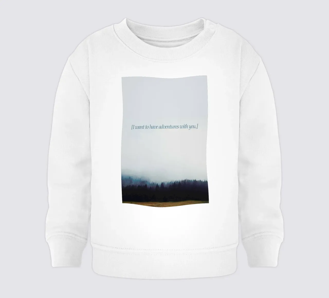 Adventures With You Baby Sweatshirt von Kubistika