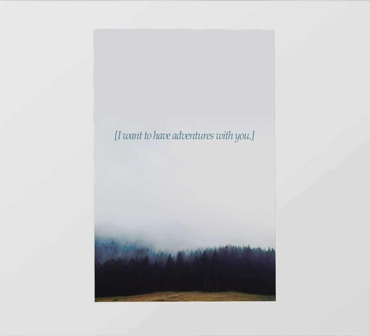 Adventures With You telo in pvc da Kubistika