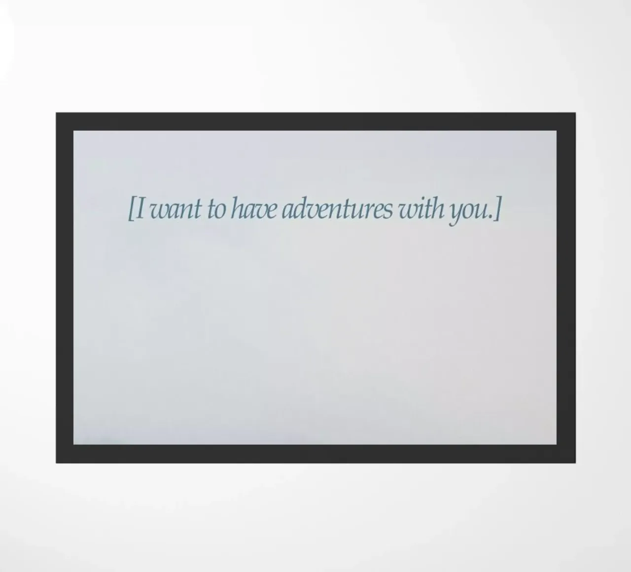 Adventures With You doormat by Kubistika