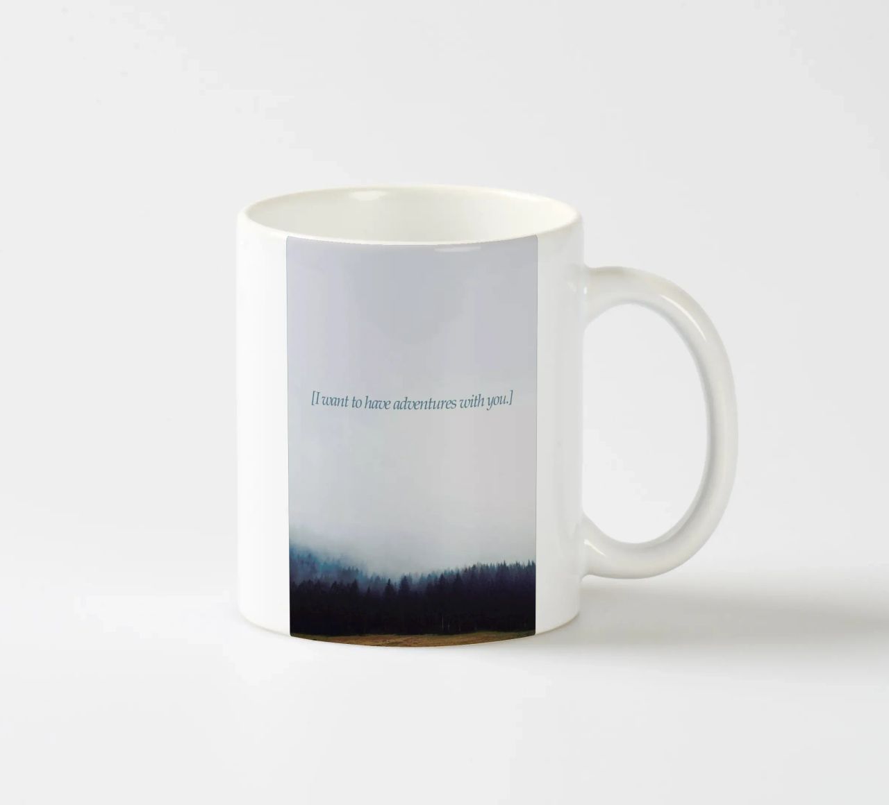 Adventures With You tazza in ceramica da Kubistika