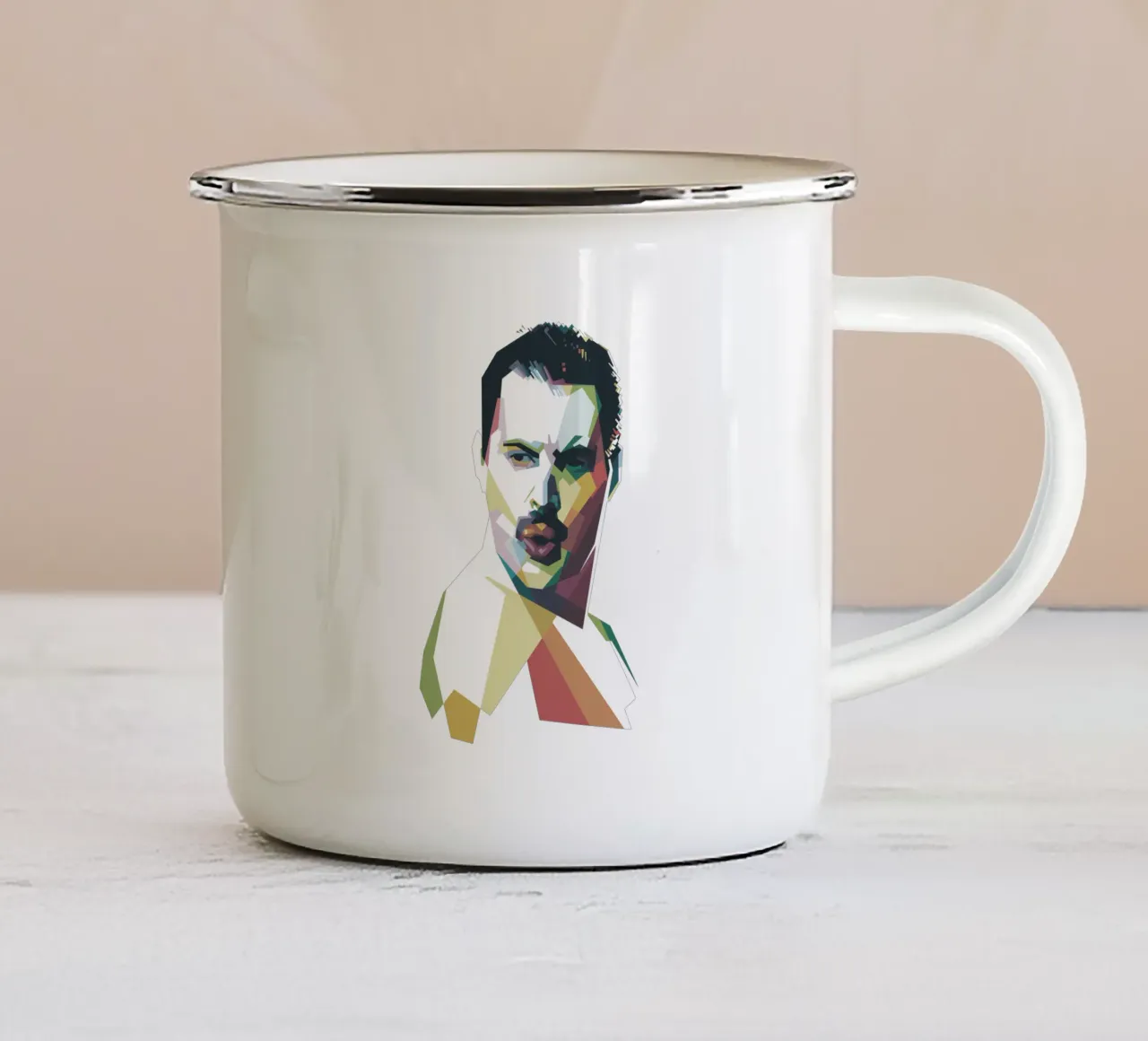 Freddie Legend tazza in smalto da Alkahfsmart