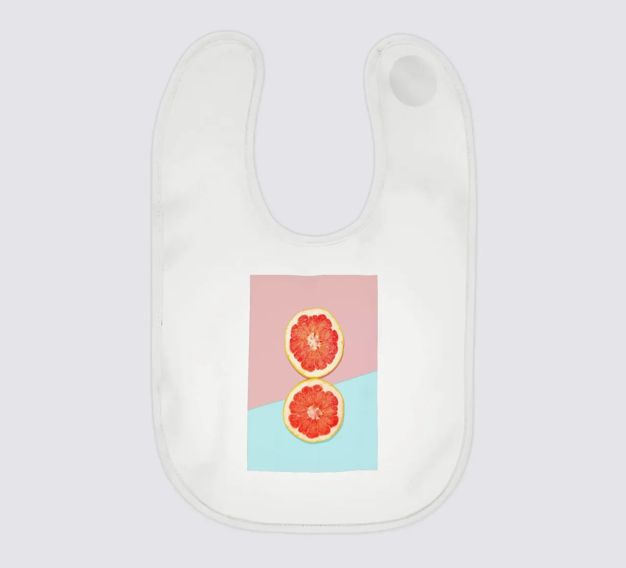 Breakfast For Two baby bib by Kubistika