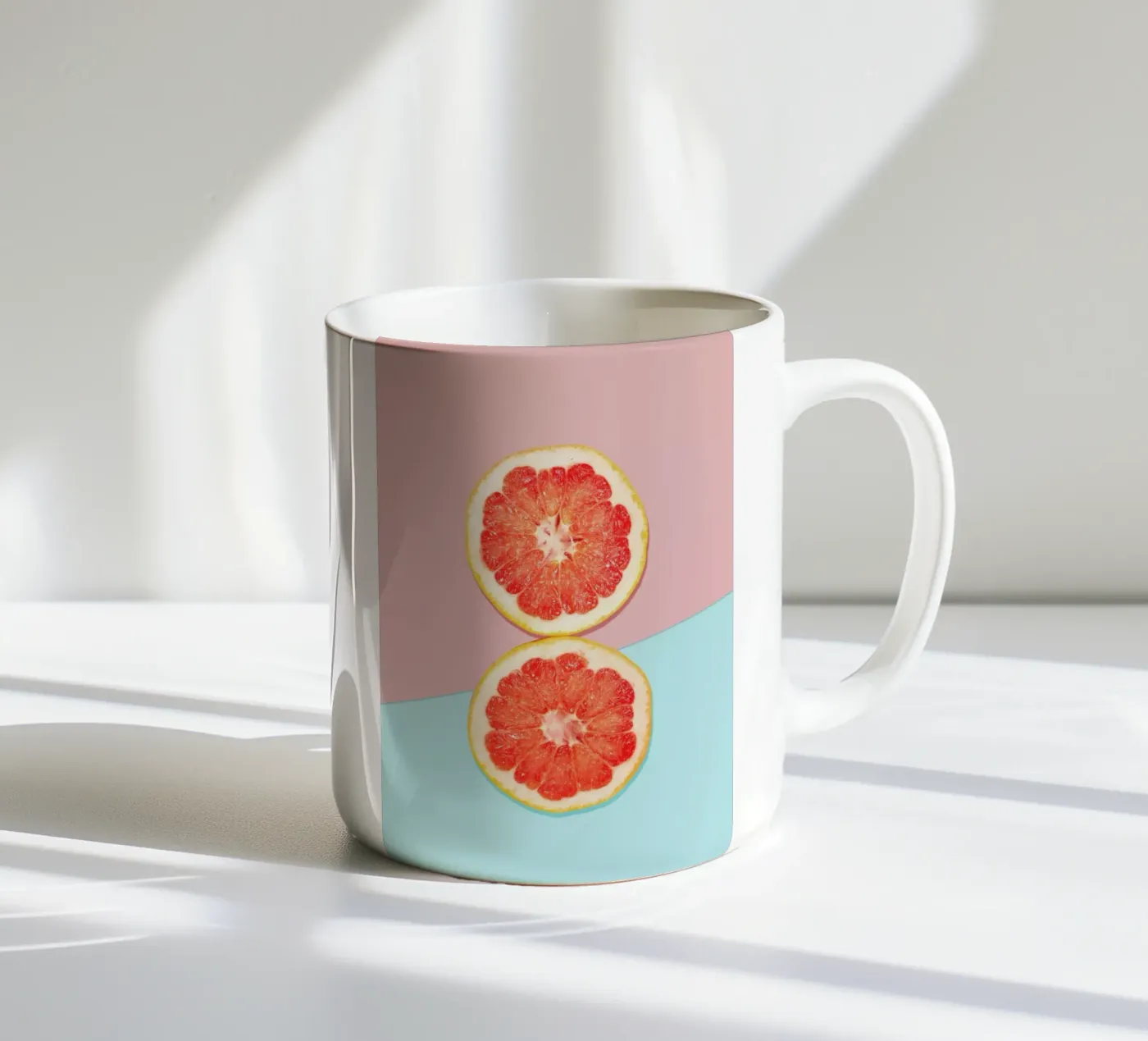 Breakfast For Two ceramic mug by Kubistika