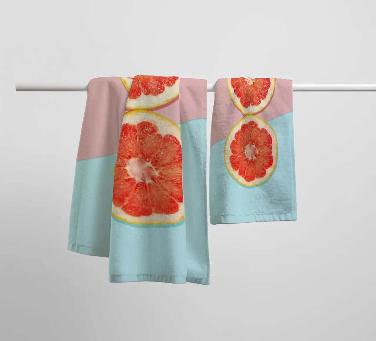 Breakfast For Two towel by Kubistika