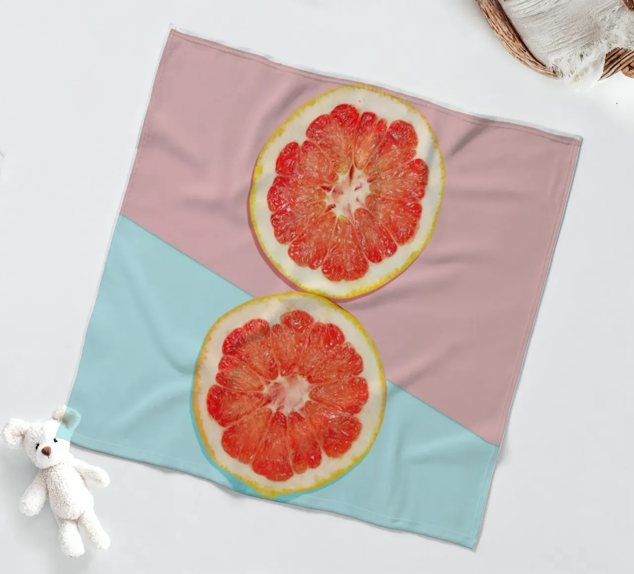 Breakfast For Two fleece blanket by Kubistika