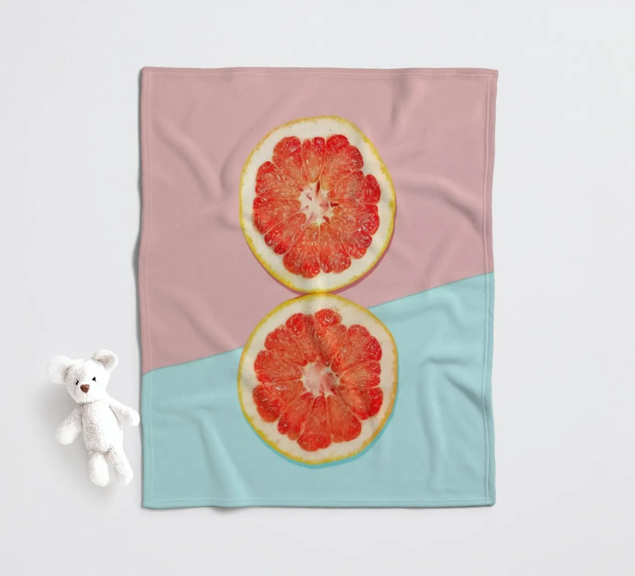 Breakfast For Two fleece blanket by Kubistika