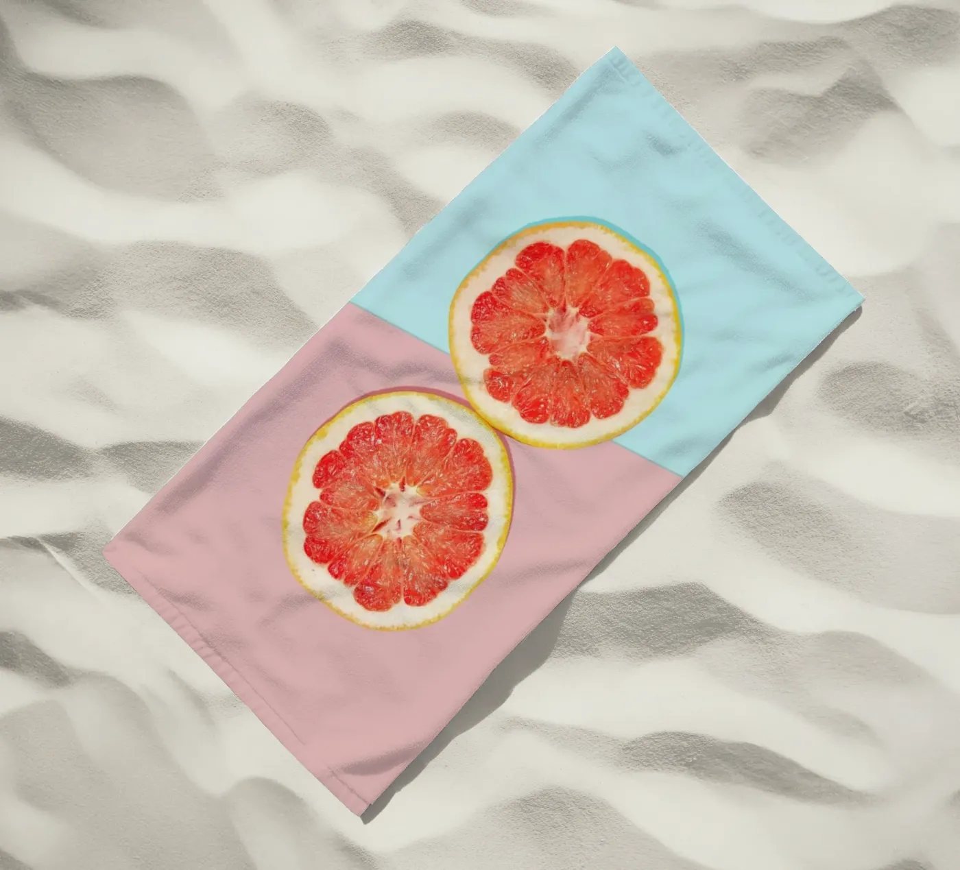 Breakfast For Two beach towel by Kubistika