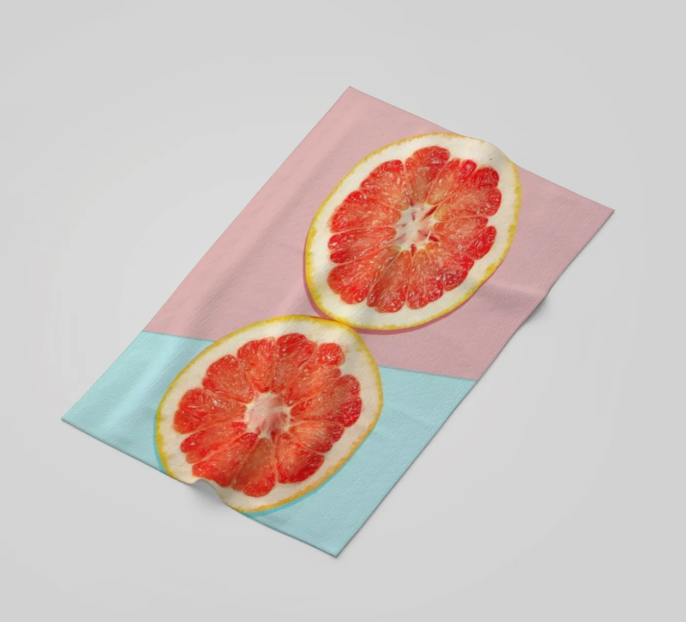 Breakfast For Two beach towel by Kubistika