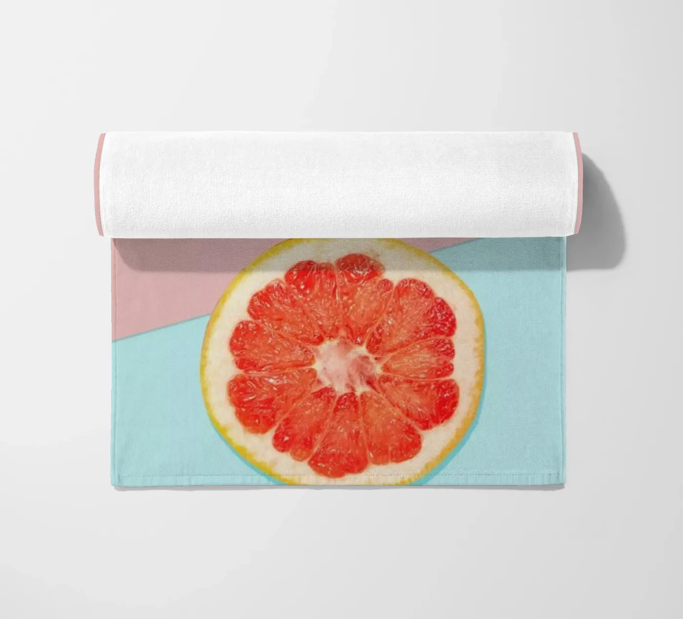 Breakfast For Two beach towel by Kubistika