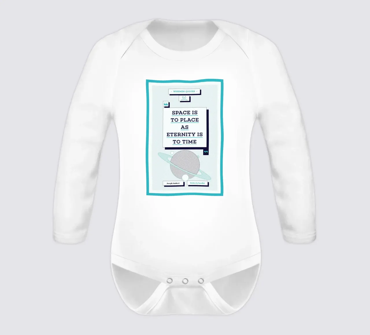 Joseph Joubert long-sleeve baby romper by Aycan Elijah Yilmaz