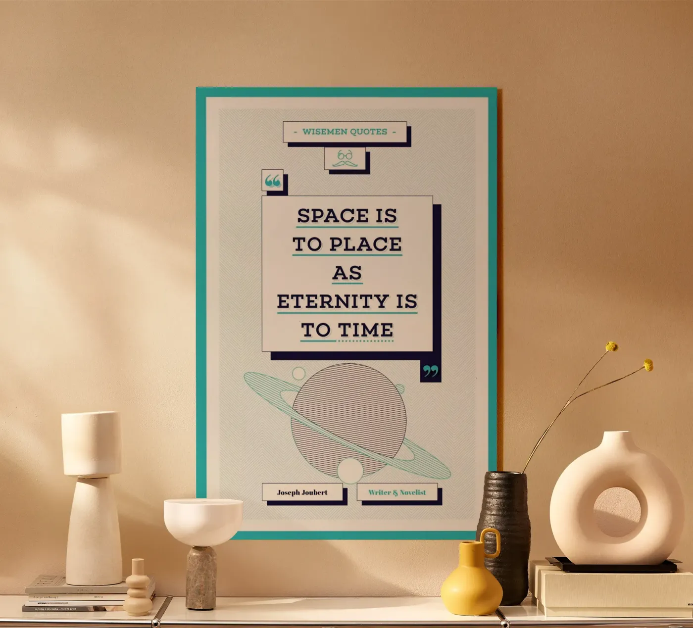 Joseph Joubert Acryl-Glas von Aycan Elijah Yilmaz