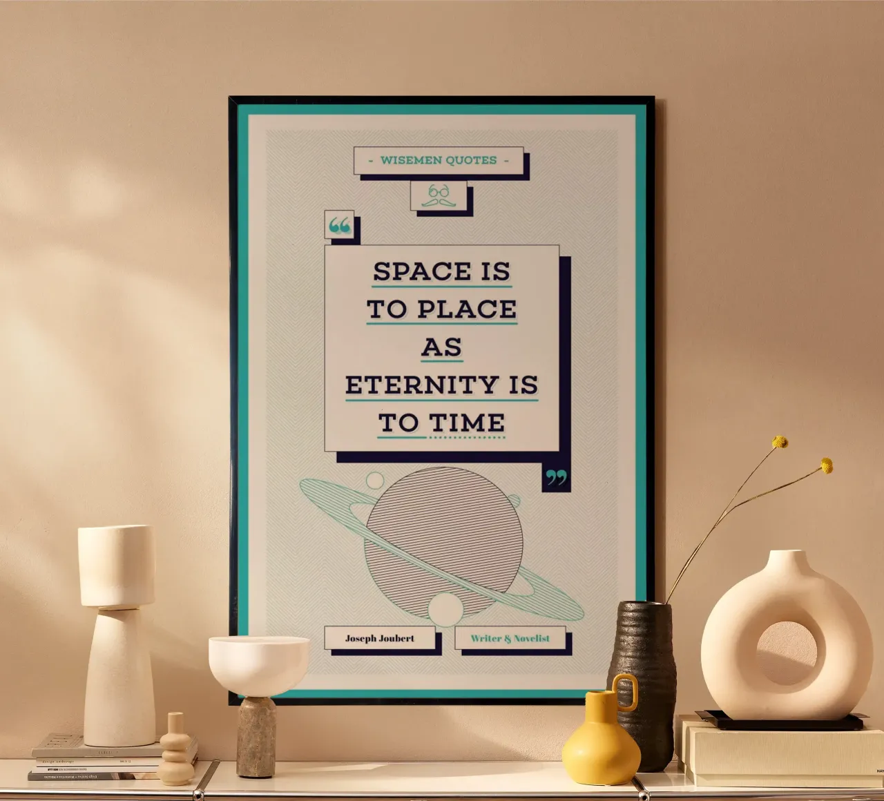 Joseph Joubert poster da Aycan Elijah Yilmaz