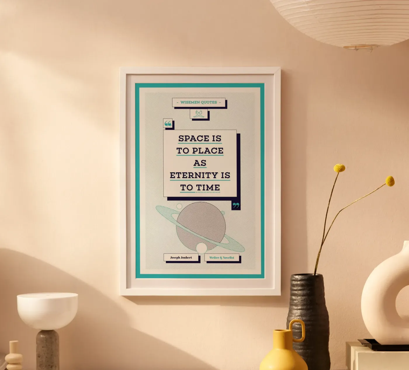 Joseph Joubert poster da Aycan Elijah Yilmaz