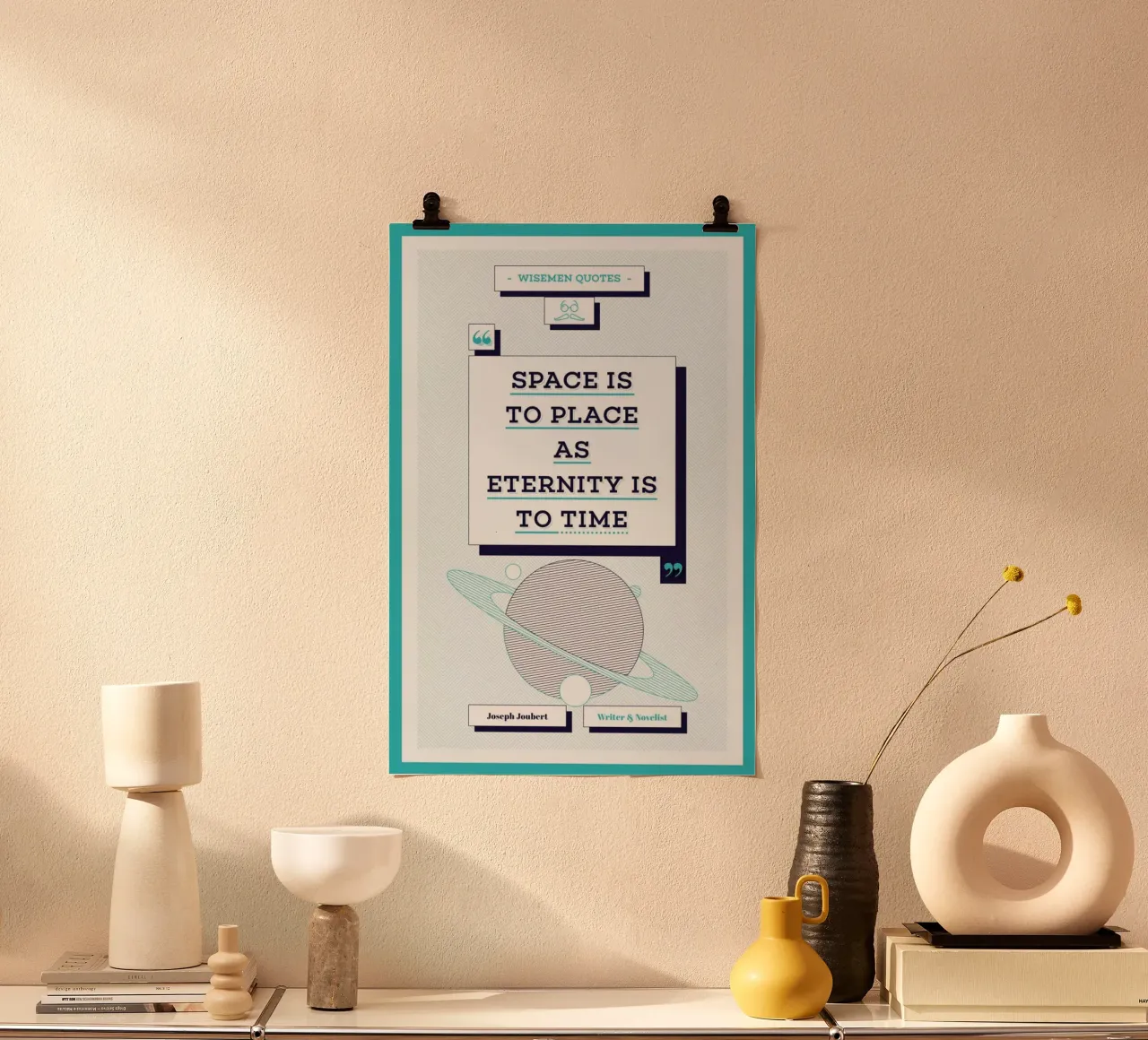 Joseph Joubert poster da Aycan Elijah Yilmaz