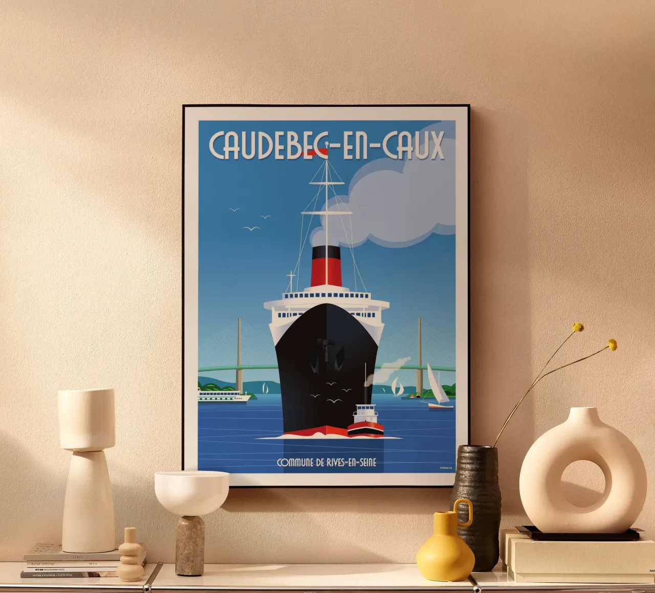 Caudebec en Caux alluminio dibond da Raphaël Delerue