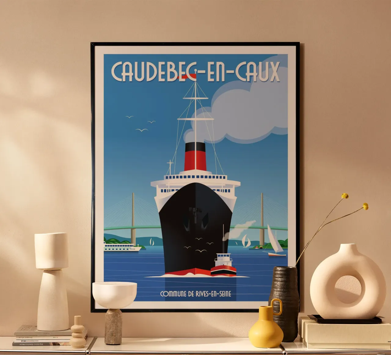 Caudebec en Caux carta hahnemühle da Raphaël Delerue