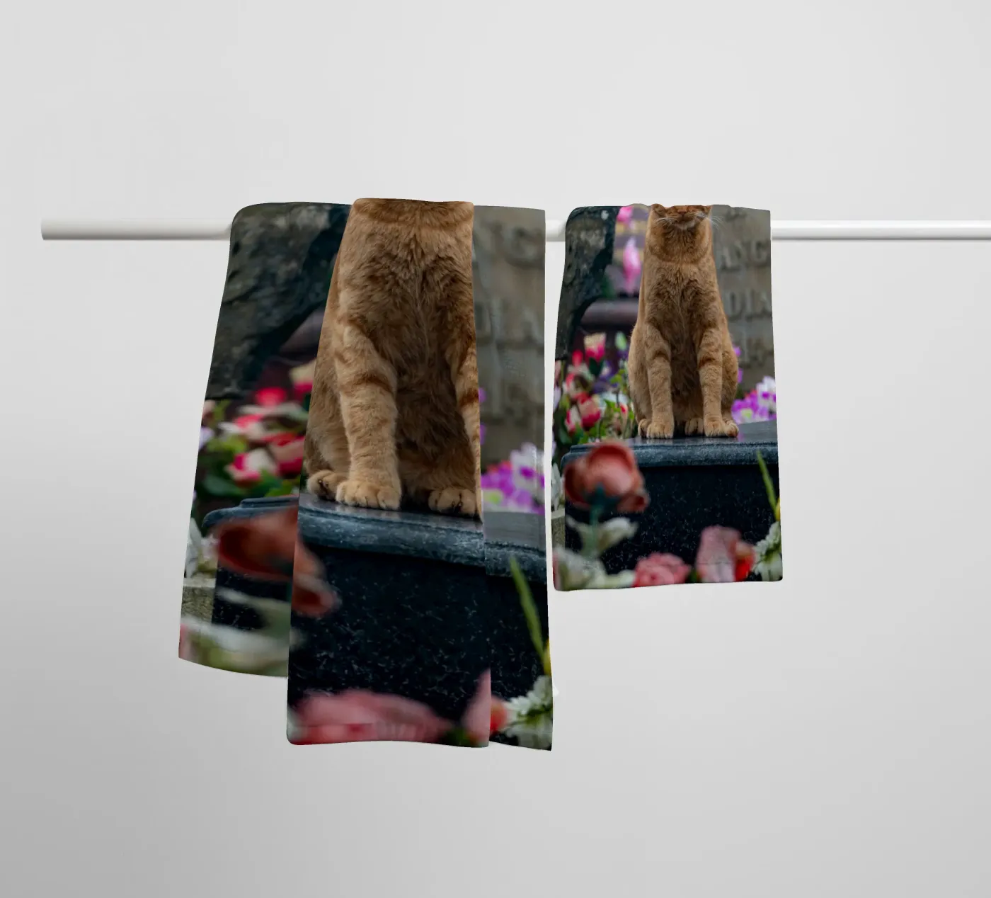 Grumpy cat Handtuch von anderm