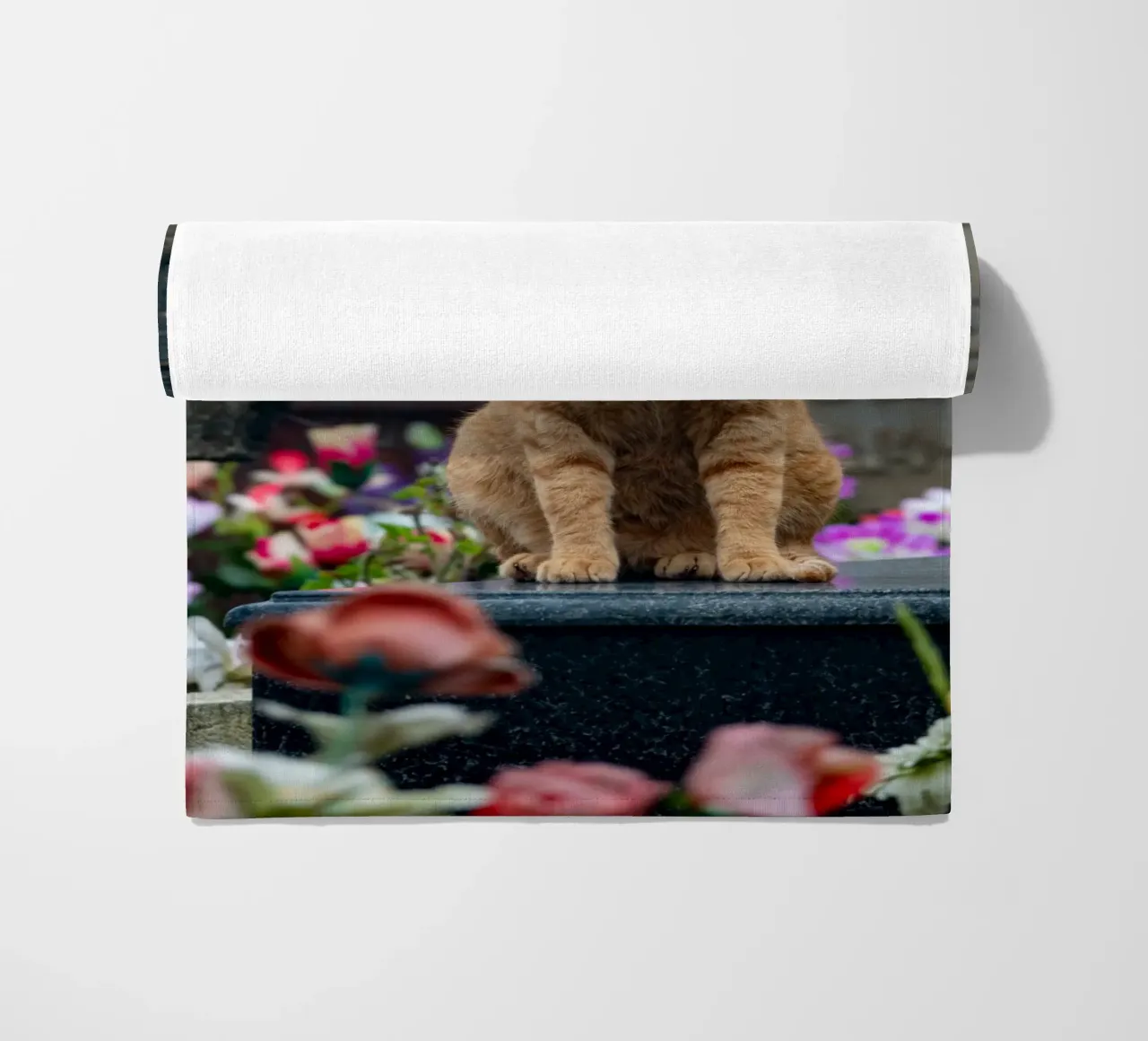 Grumpy cat Strandtuch von anderm