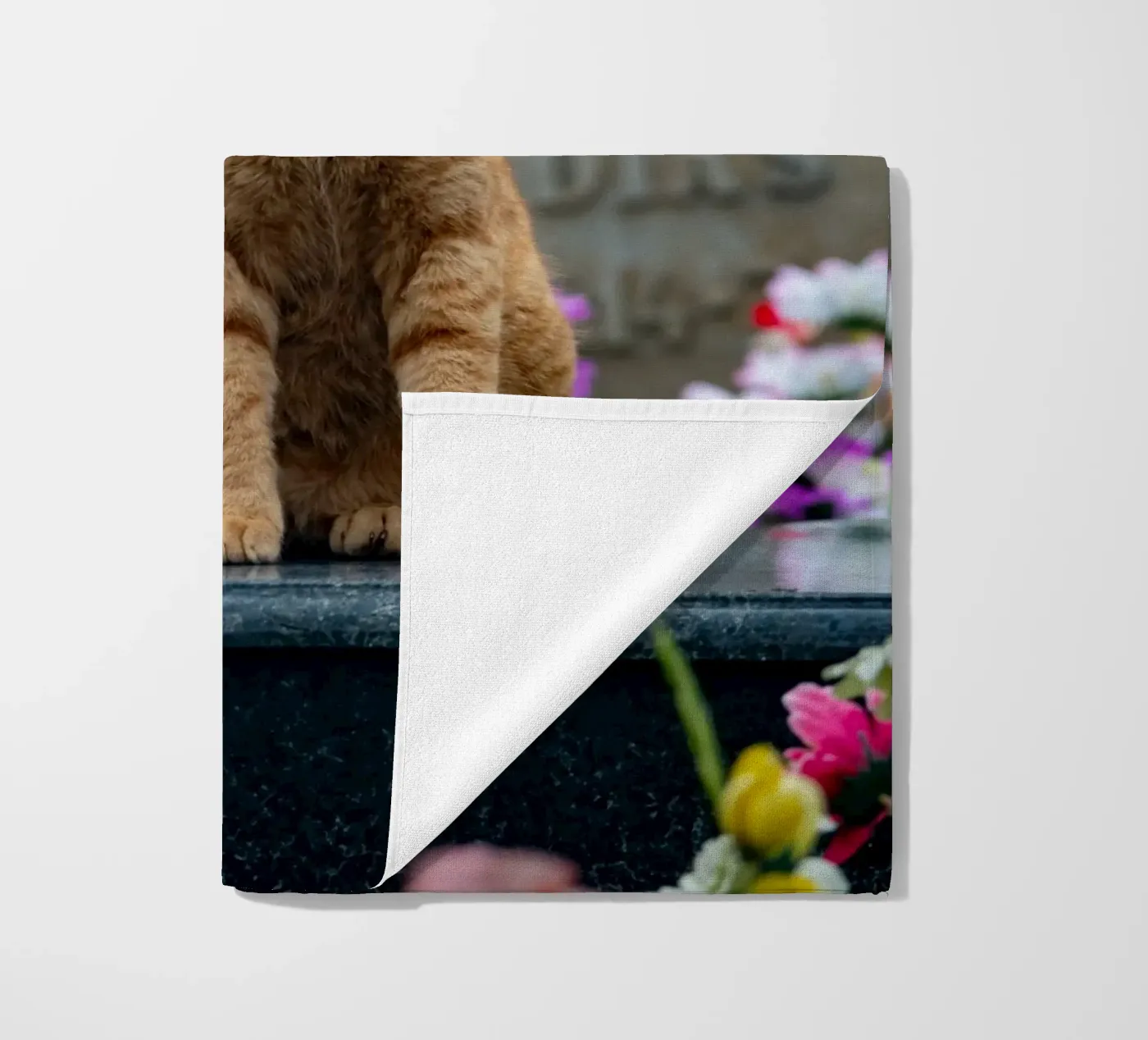 Grumpy cat beach towel by anderm