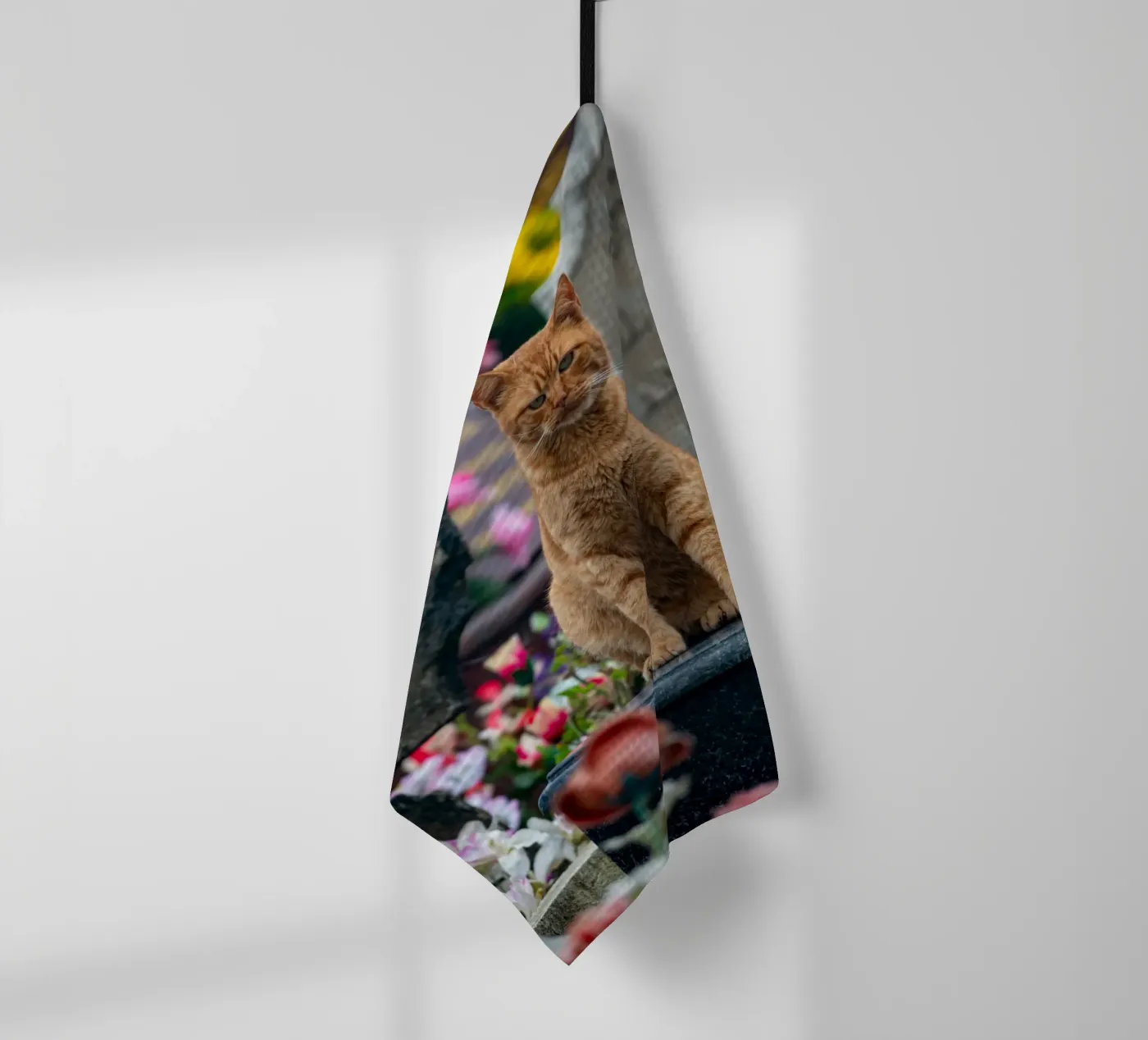 Grumpy cat tea towel by anderm