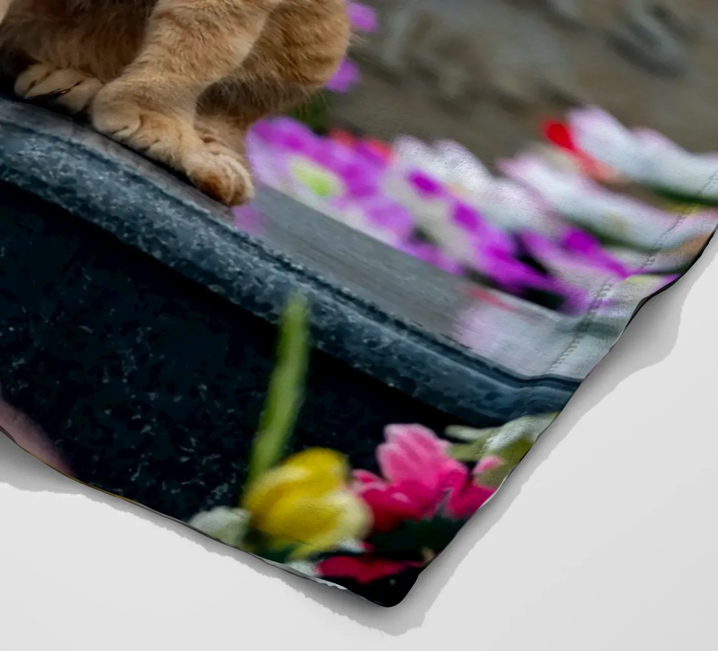 Grumpy cat Fleecedecke von anderm
