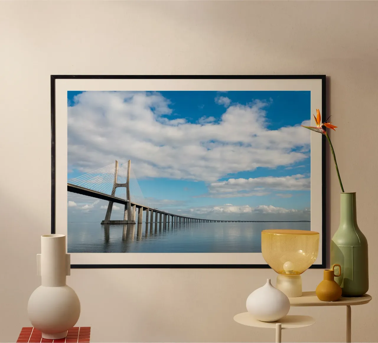 Vasco da Gama bridge poster da anderm