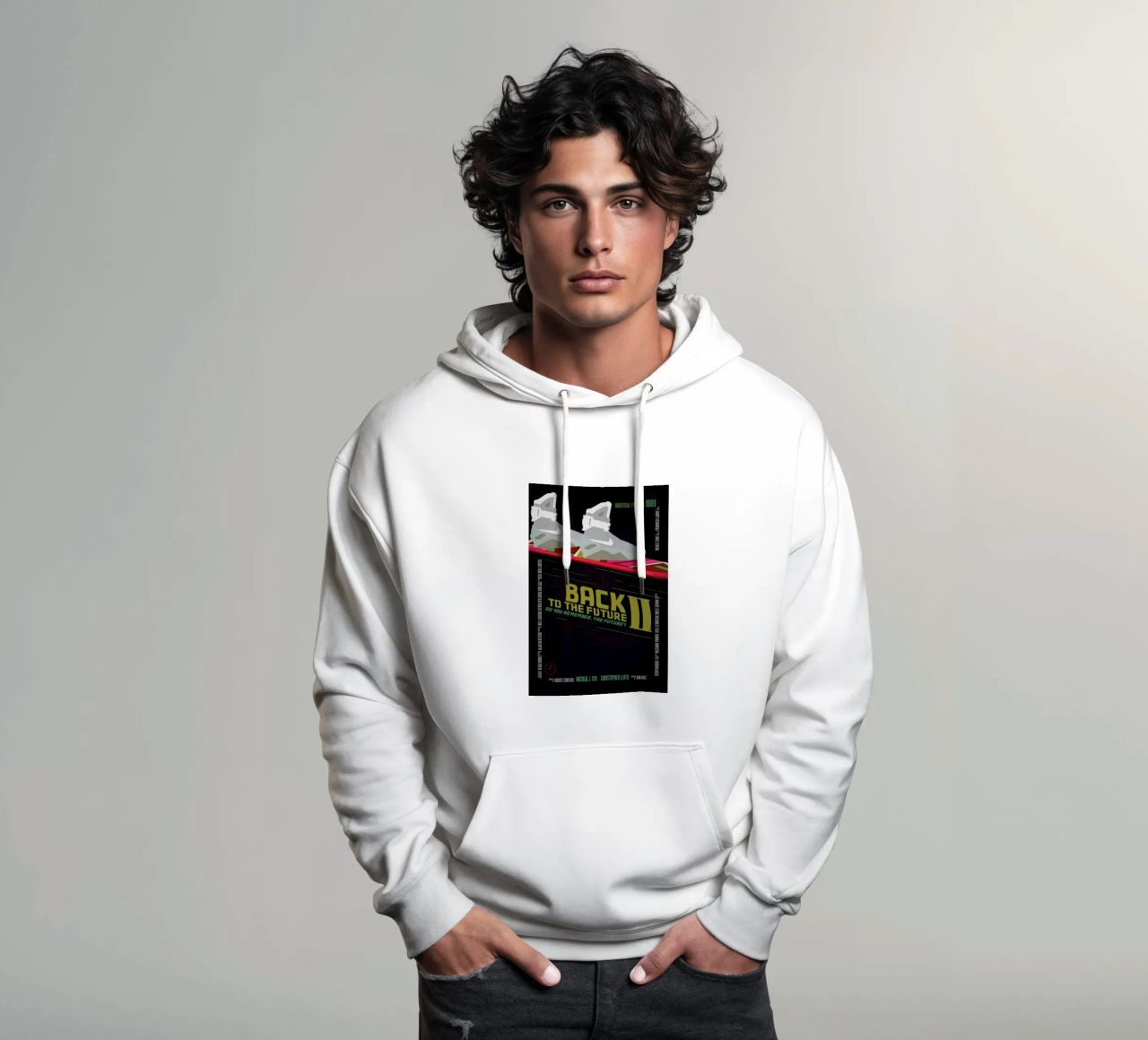 Back To The Future felpa con cappuccio da Aycan Elijah Yilmaz