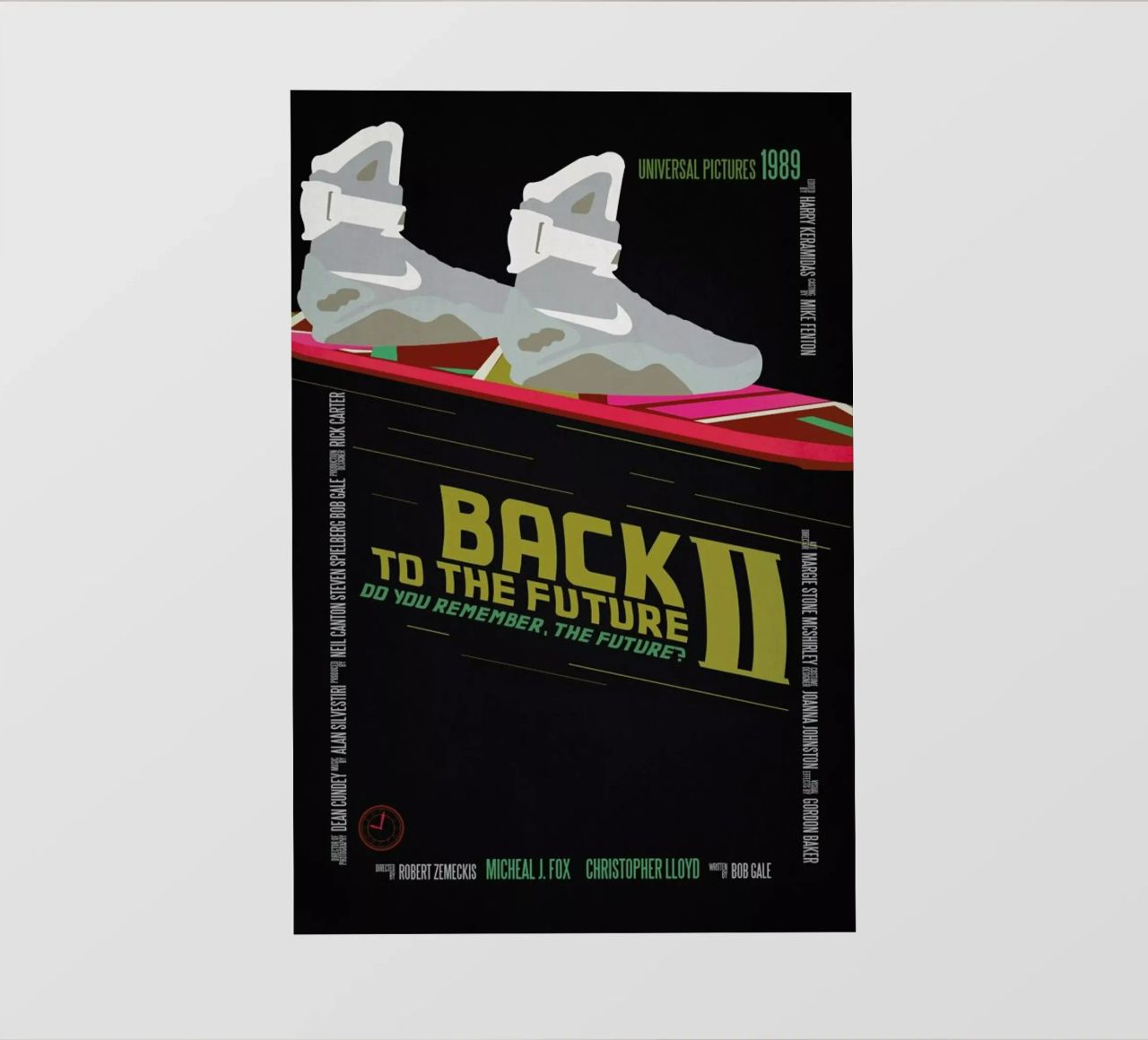 Back To The Future pellicola backlit da Aycan Elijah Yilmaz