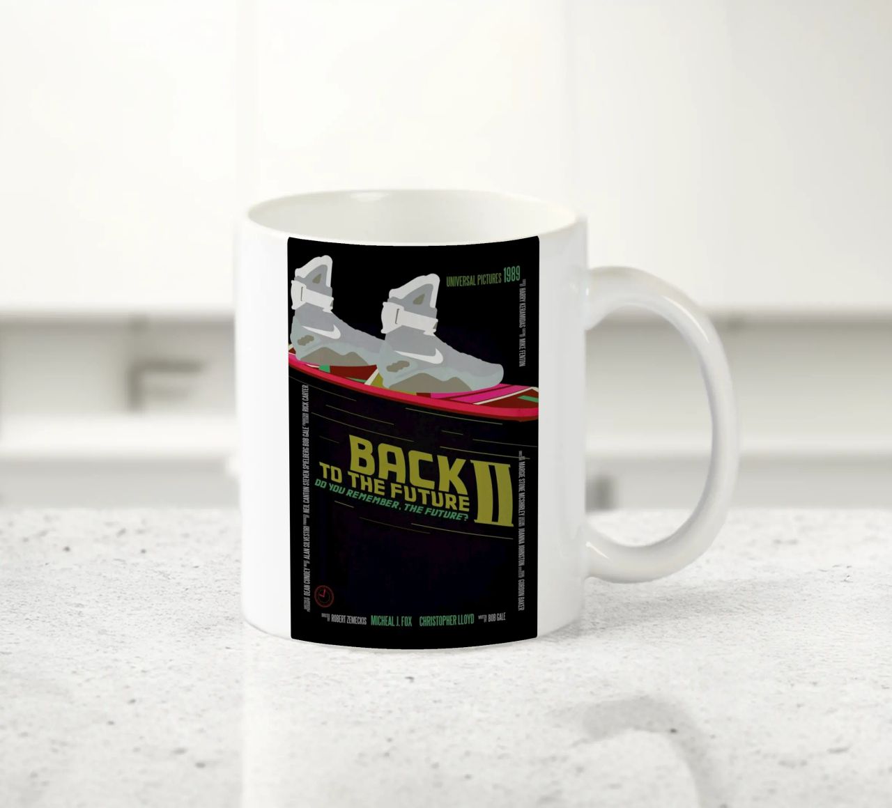 Back To The Future tazza in ceramica da Aycan Elijah Yilmaz