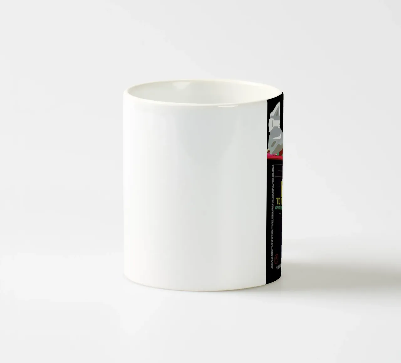 Back To The Future ceramic mug by Aycan Elijah Yilmaz