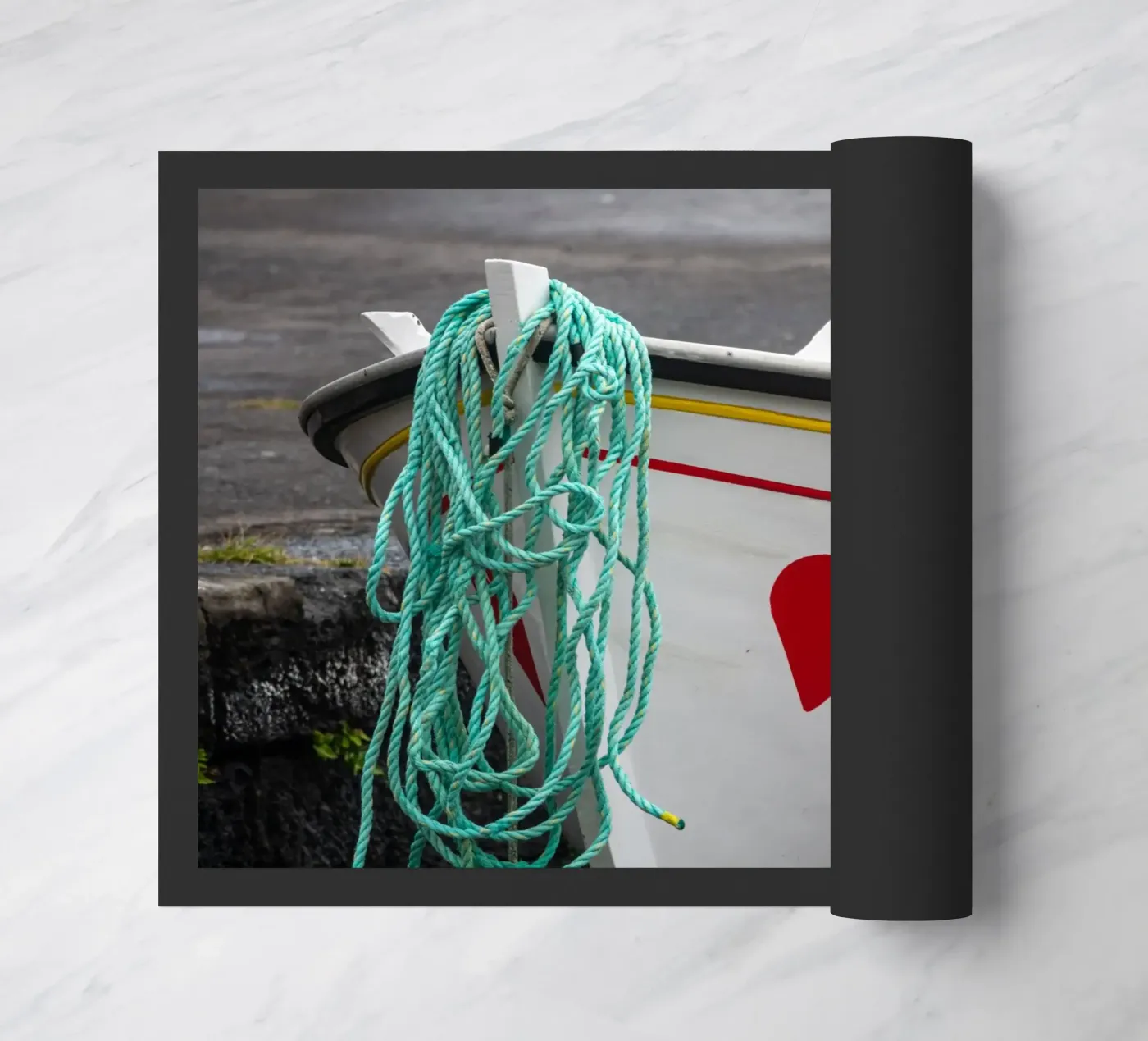 Cuore rosso zerbino da anderm