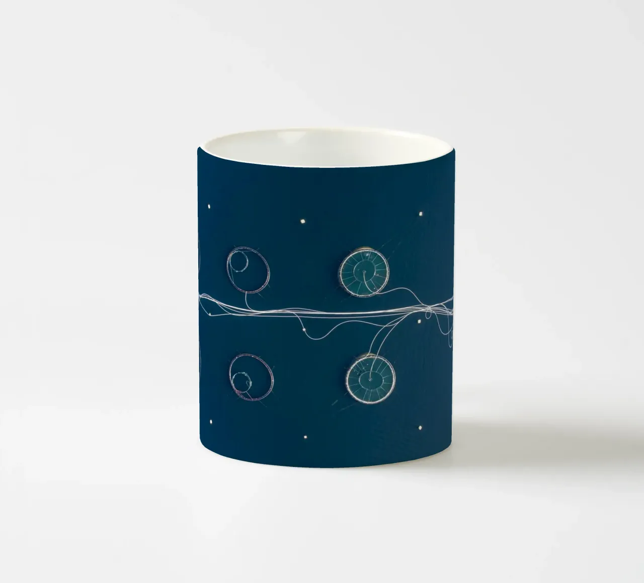 Allevamento ittico tazza in ceramica da anderm