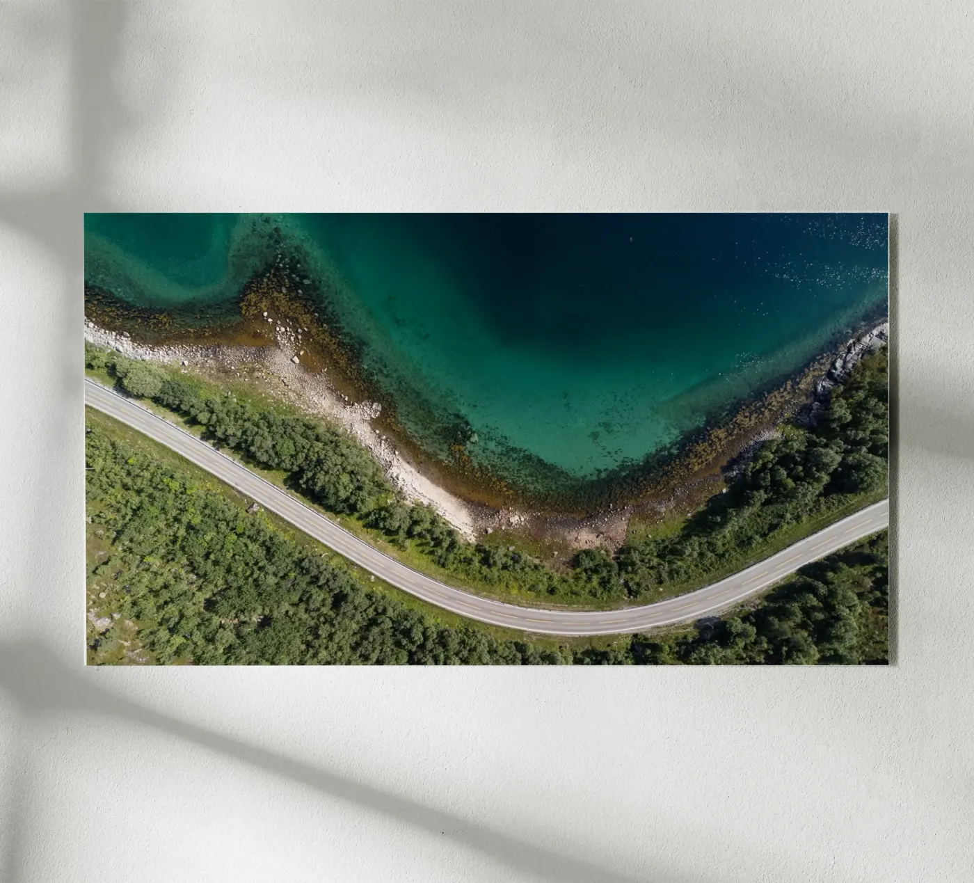 Seaside road Acryl-Glas von anderm