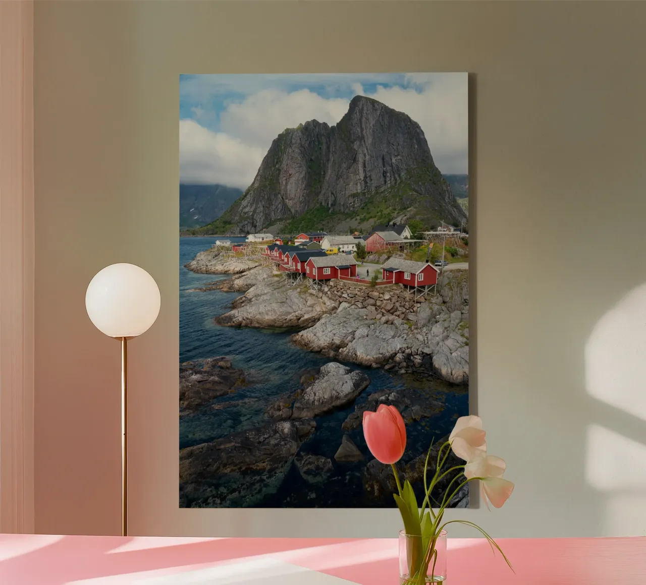 Hamnøy canvas by anderm