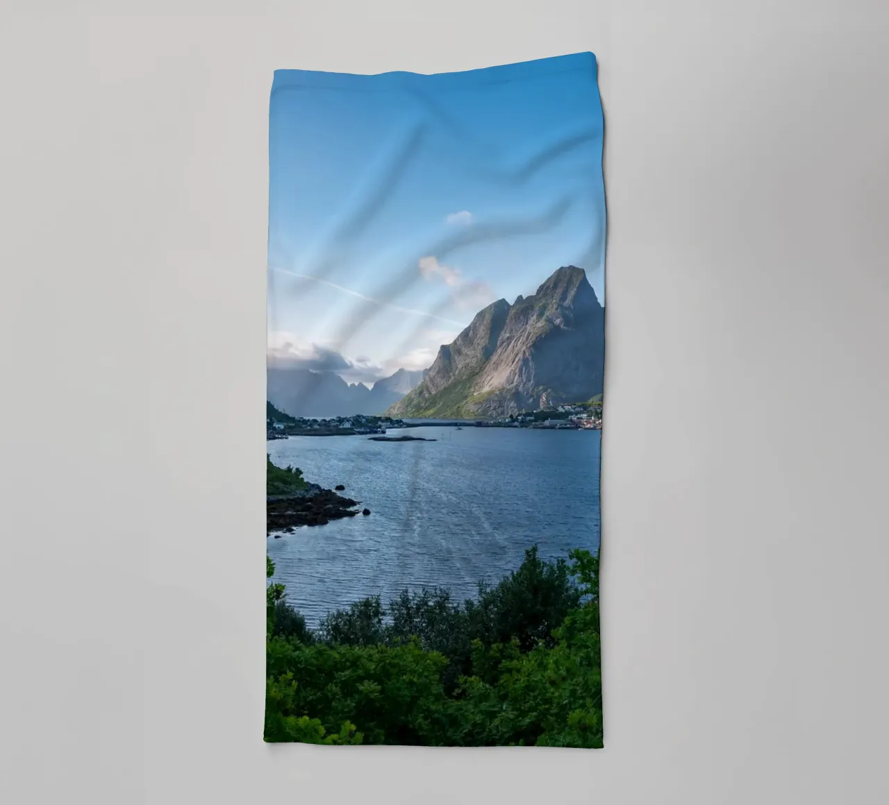 Reine in Lofoten asciugamano da bagno da anderm