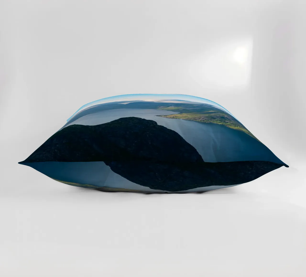 Reinebringen in Lofoten decorative cushion by anderm