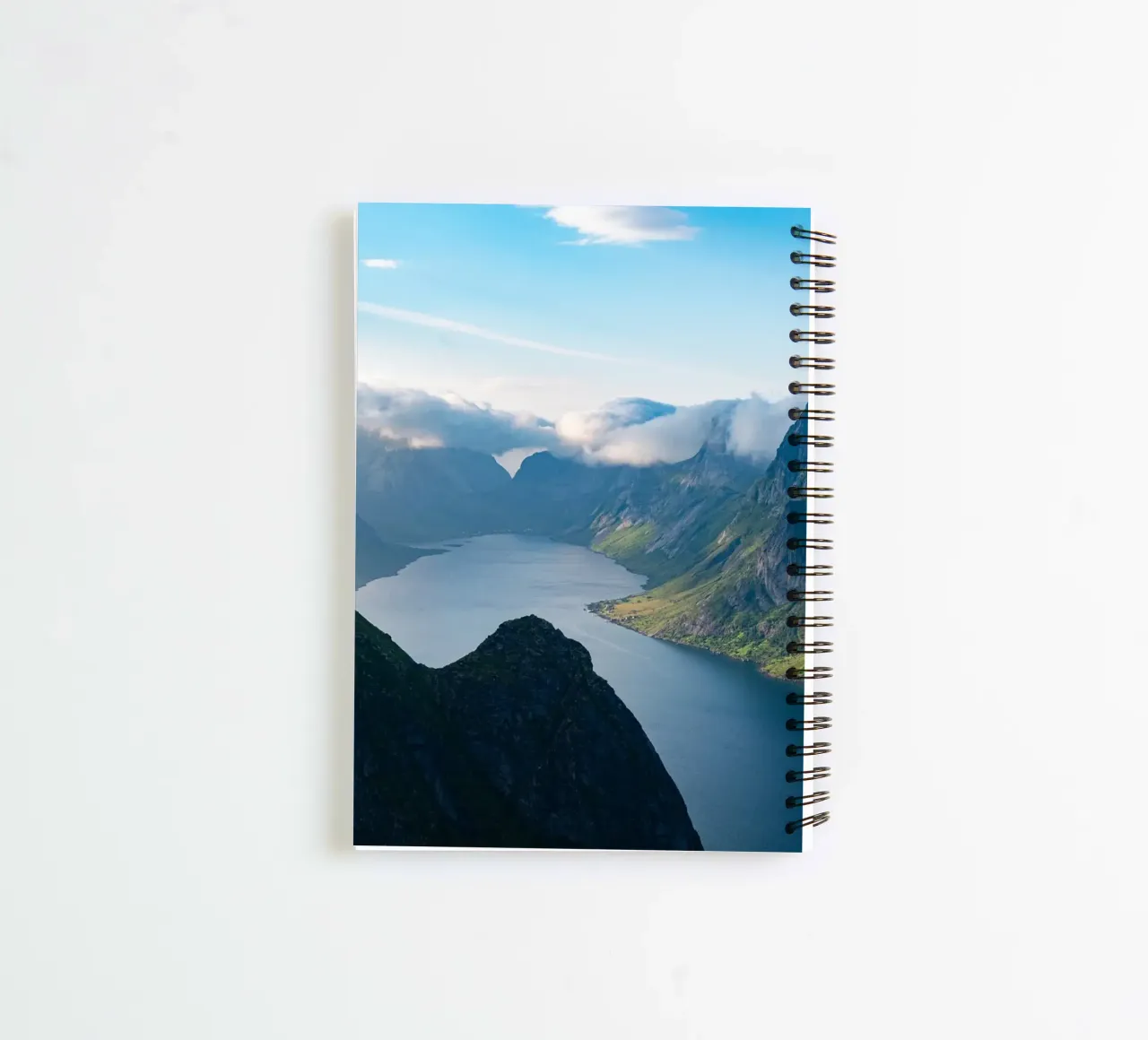 Reinebringen in Lofoten spiral notebook by anderm