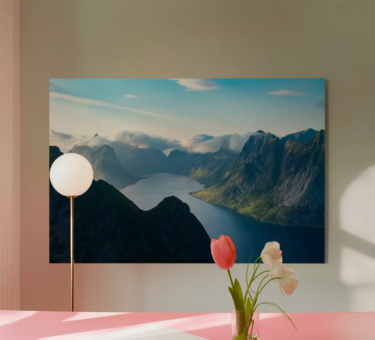 Reinebringen in Lofoten acrylic glass by anderm