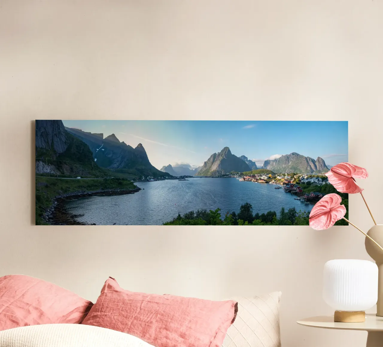 Reine in Lofoten, Norway Leinwand von anderm