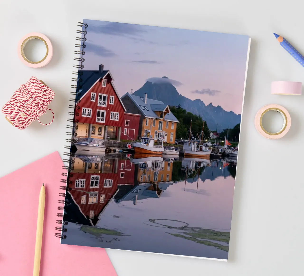 Lofoten islands spiral notebook by anderm