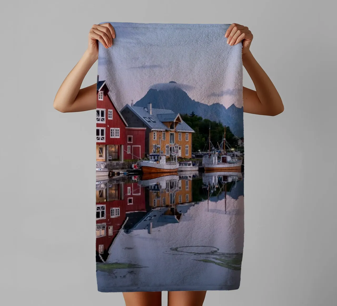 Lofoten islands asciugamano da bagno da anderm