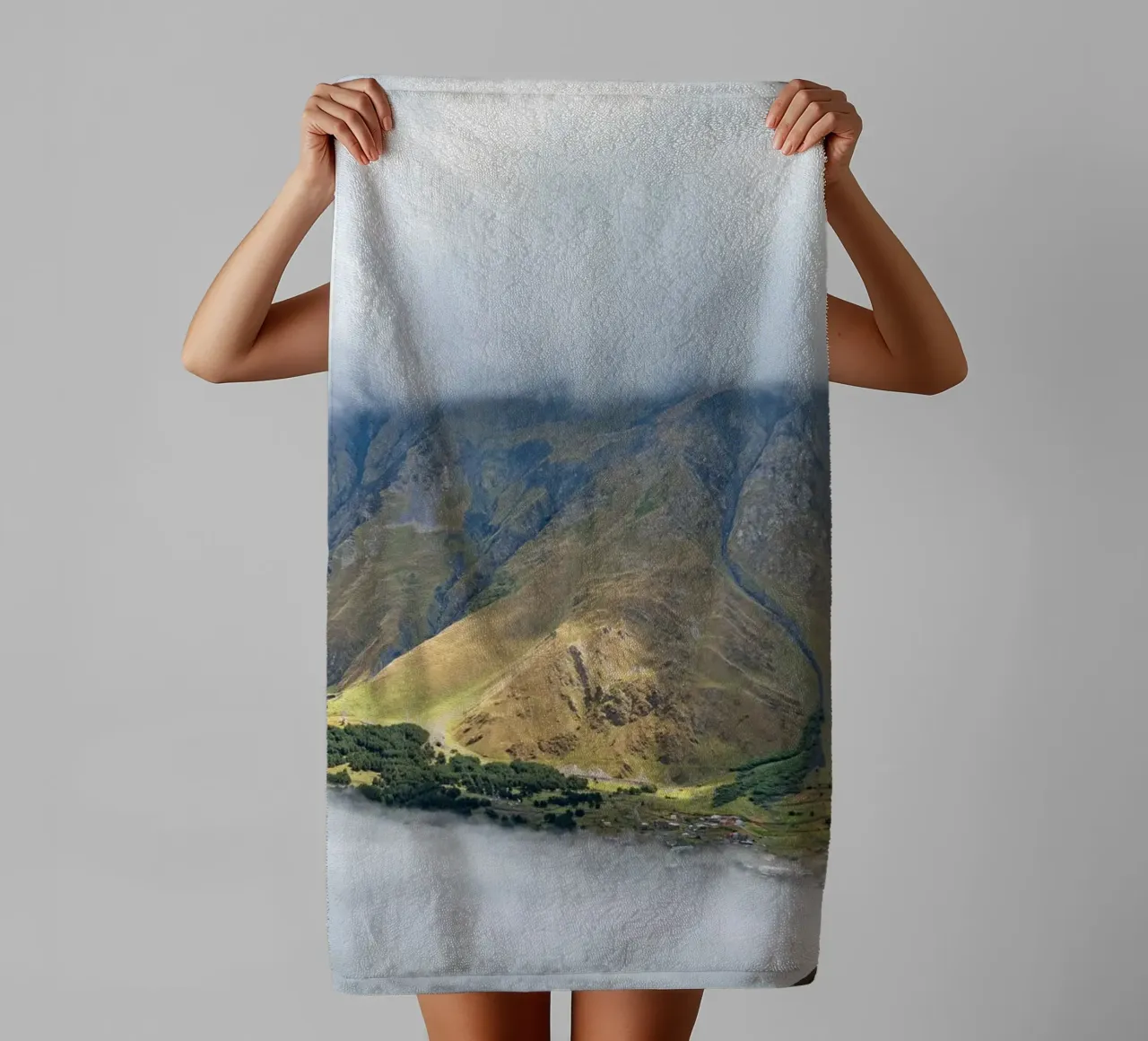 Kazbegi-Massive in Georgien Handtuch von anderm