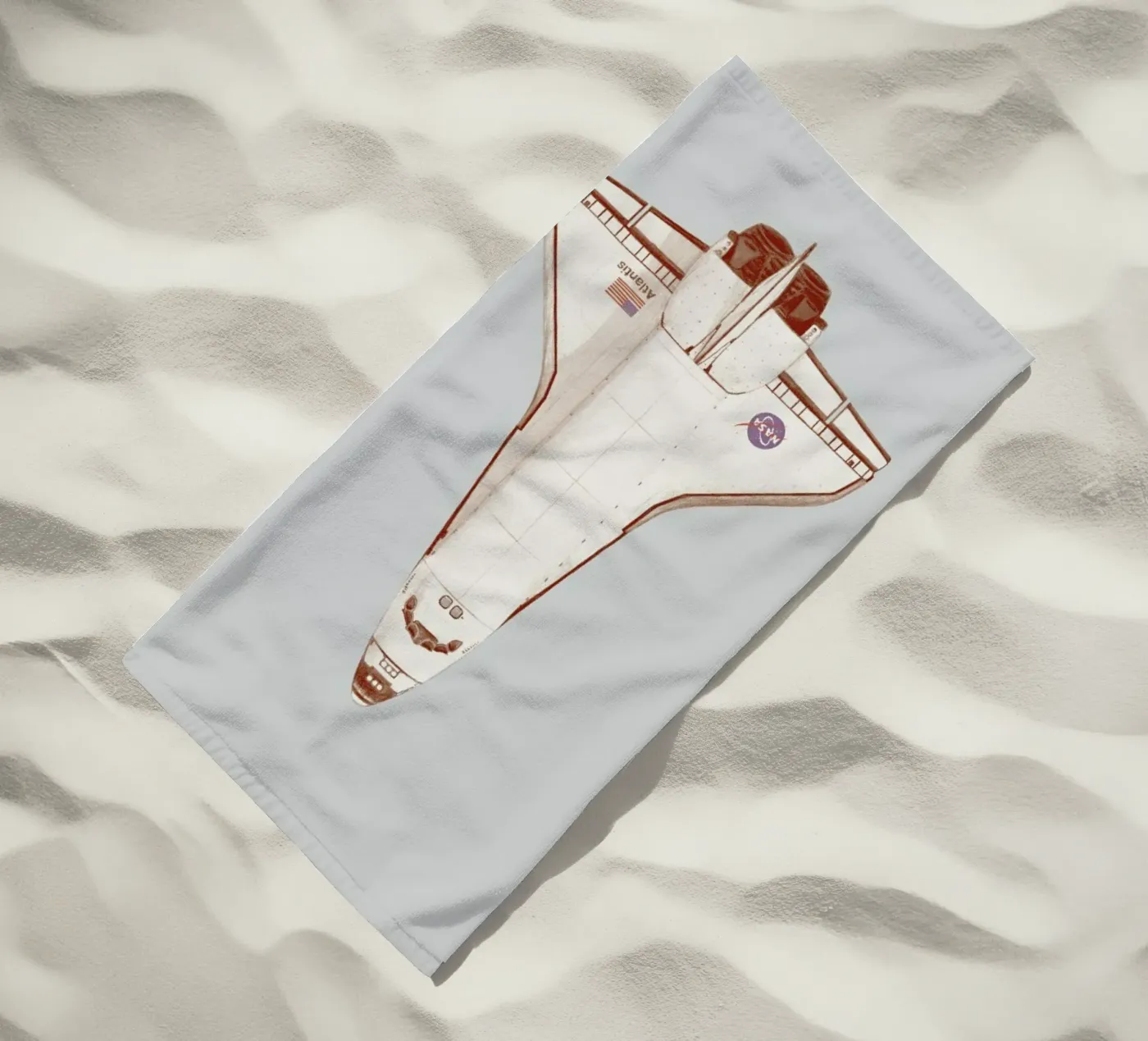 Atlantis strandhanddoek van Florent Bodart