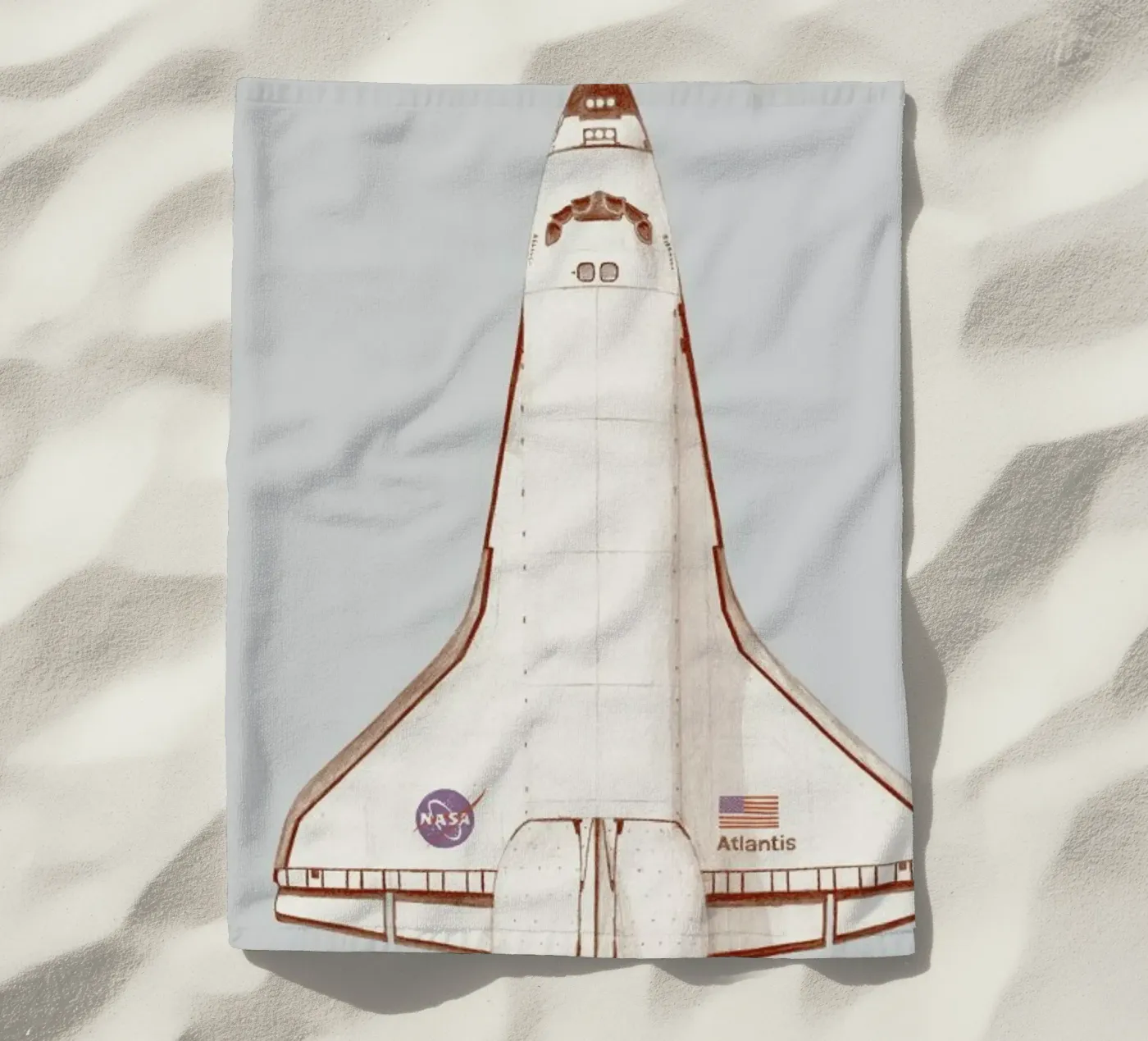 Atlantis strandhanddoek van Florent Bodart