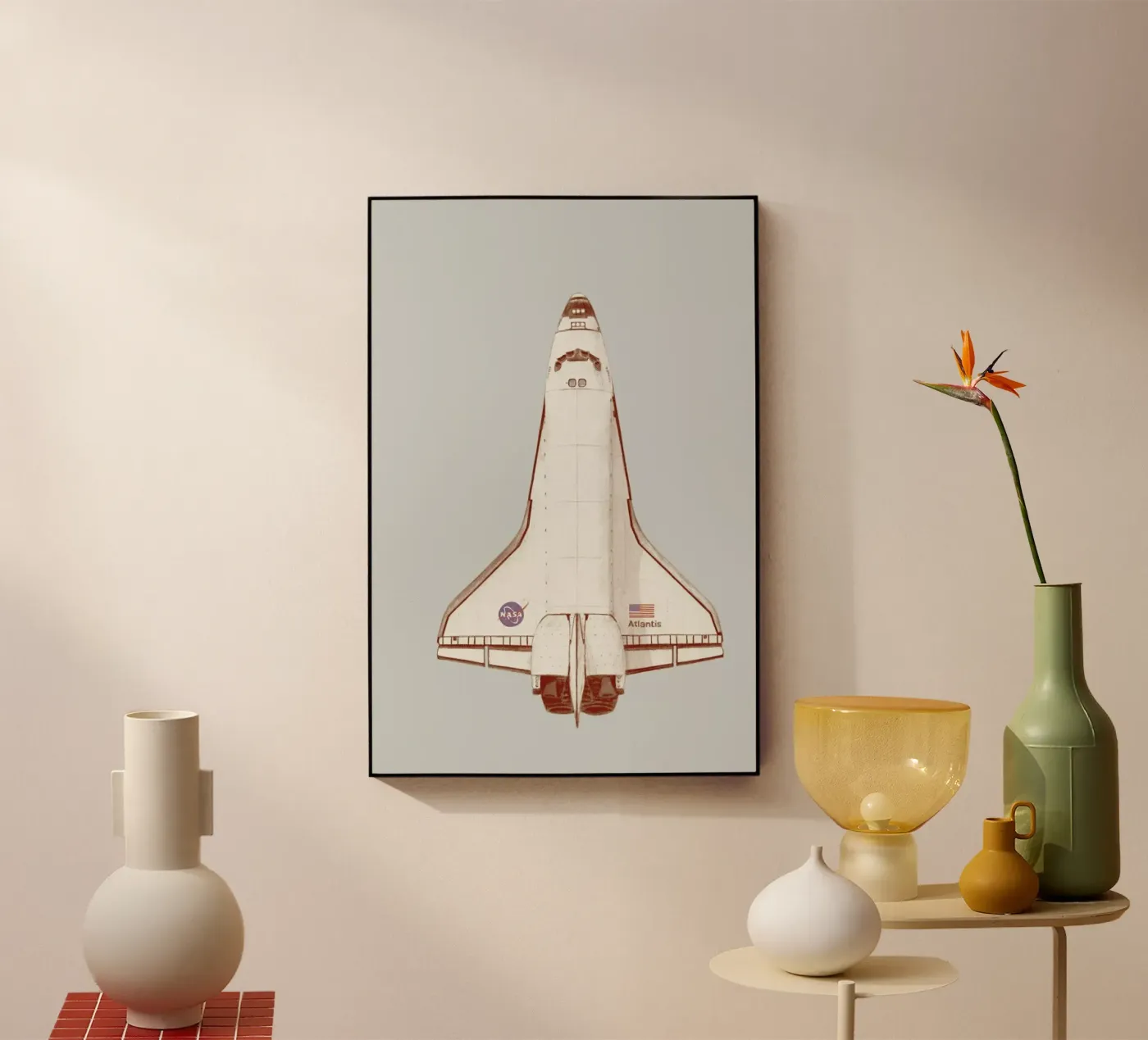 Atlantis Acryl-Glas von Florent Bodart