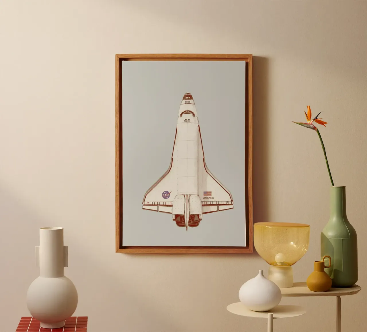 Atlantis canvas by Florent Bodart