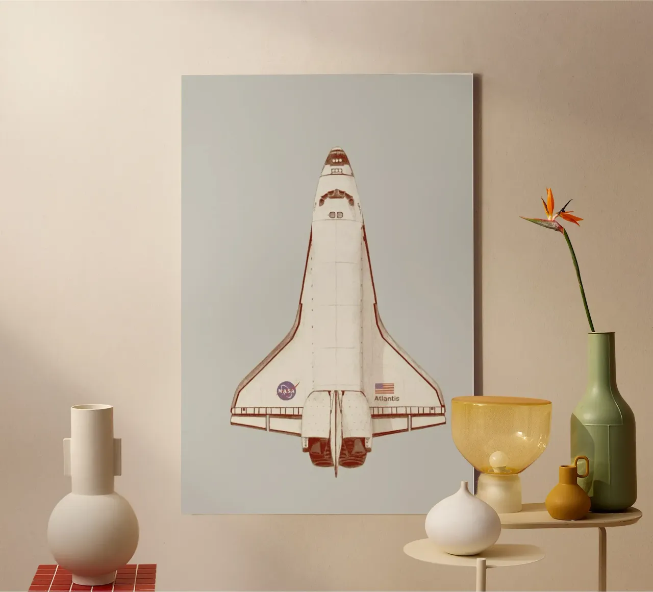 Atlantis canvas by Florent Bodart